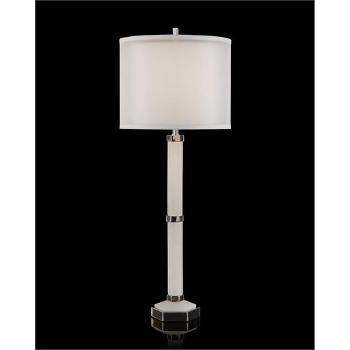 John Richard Alabaster Column Table Lamp