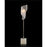 John Richard Furls of White Buffet Lamp