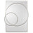 John Richard Equinox Mirror in Pewter Silver