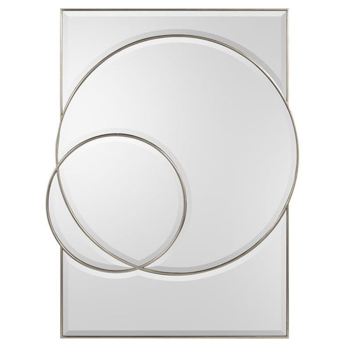 John Richard Equinox Mirror in Pewter Silver