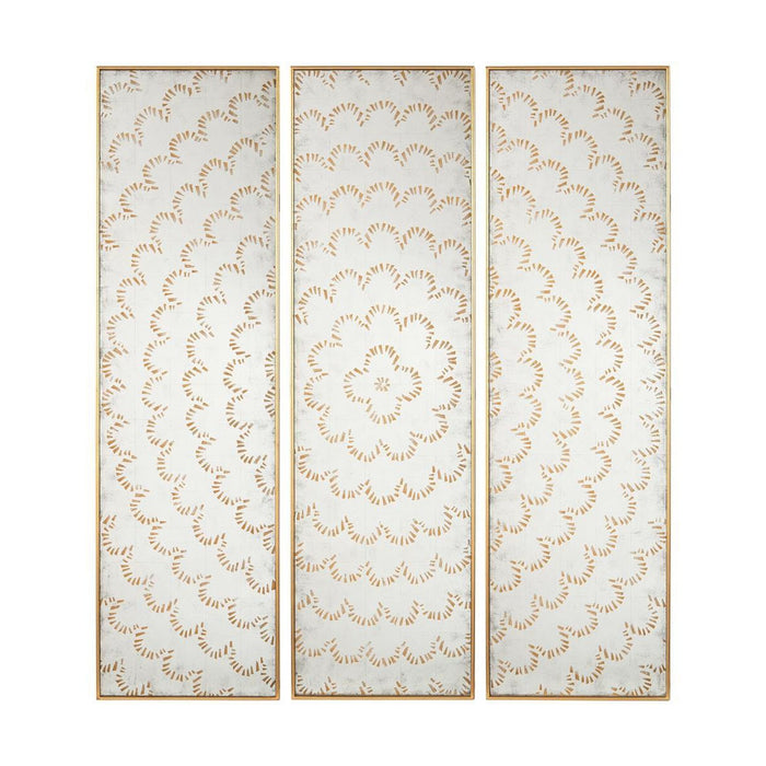 John Richard Camellia Triptych Mirror