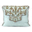 John Richard Aqua Silk Pillow