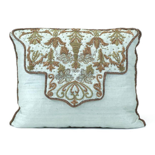 John Richard Aqua Silk Pillow