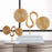 Global Views Manchu Scroll Sculpture Gold Leaf