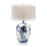 John Richard Blue Asian Gardens Table Lamp