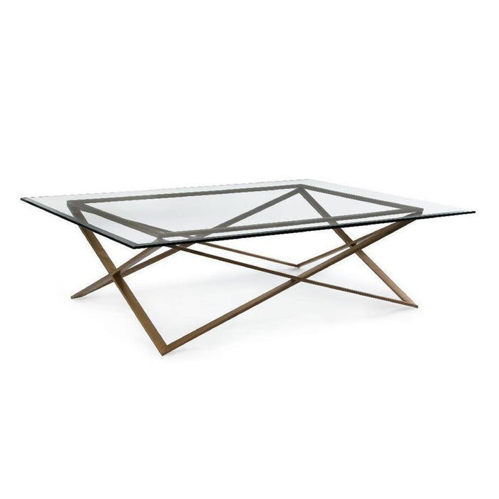 John Richard Constructivist Bronze Coffee Table