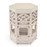 John Richard Travers Accent Table in Glazed White Finish